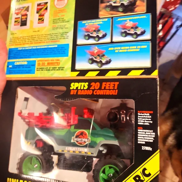 Vintage 1997 collectible Tyco r/c truck from the lost world Jurassic